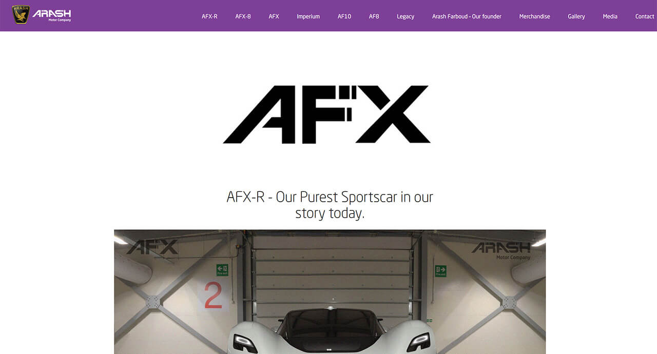 Speed-Index.com, Arash Cars