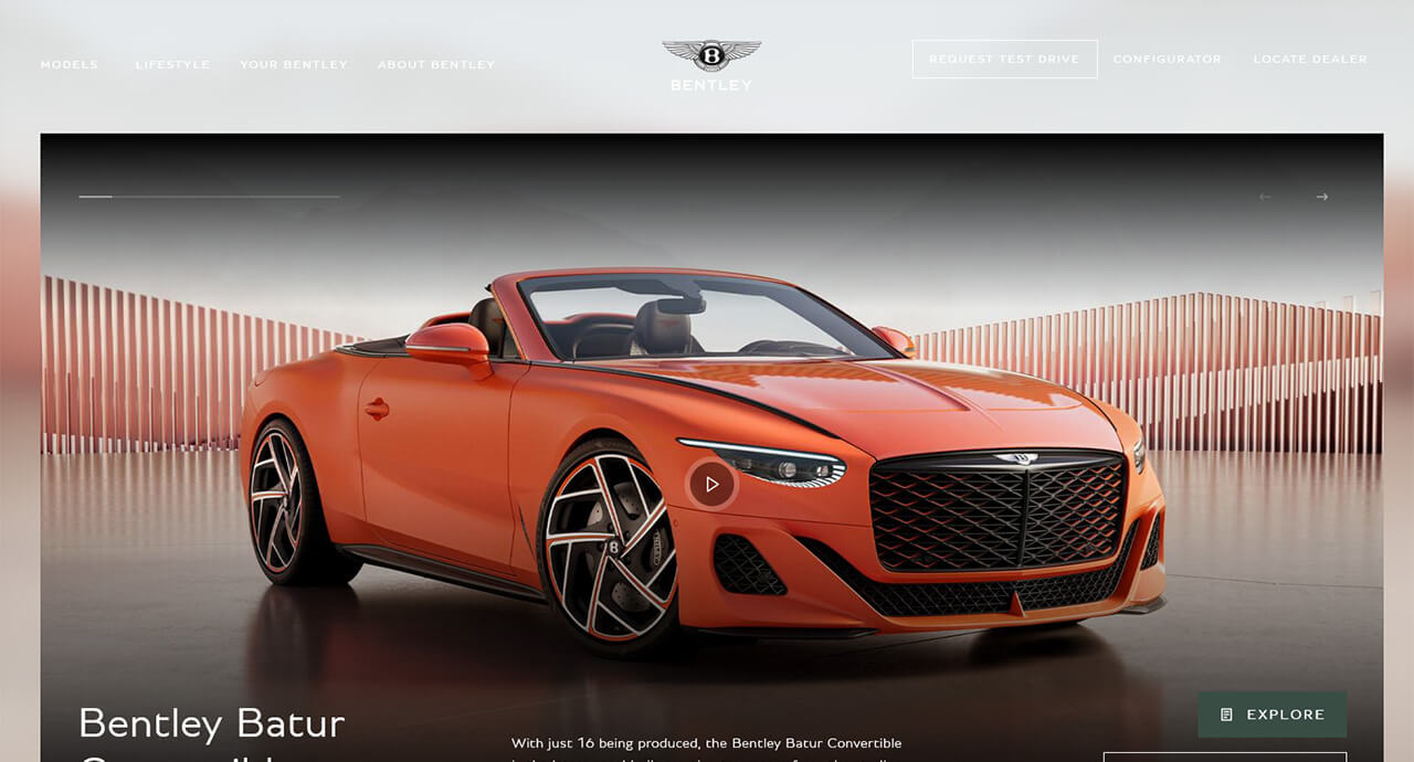 Speed-Index.com, Bentley