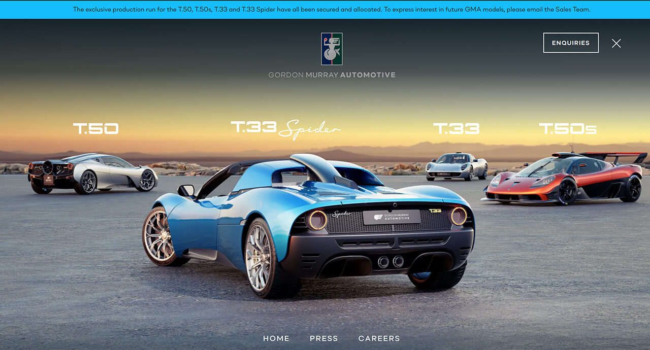 Speed-Index.com, Gordon Murray Automotive