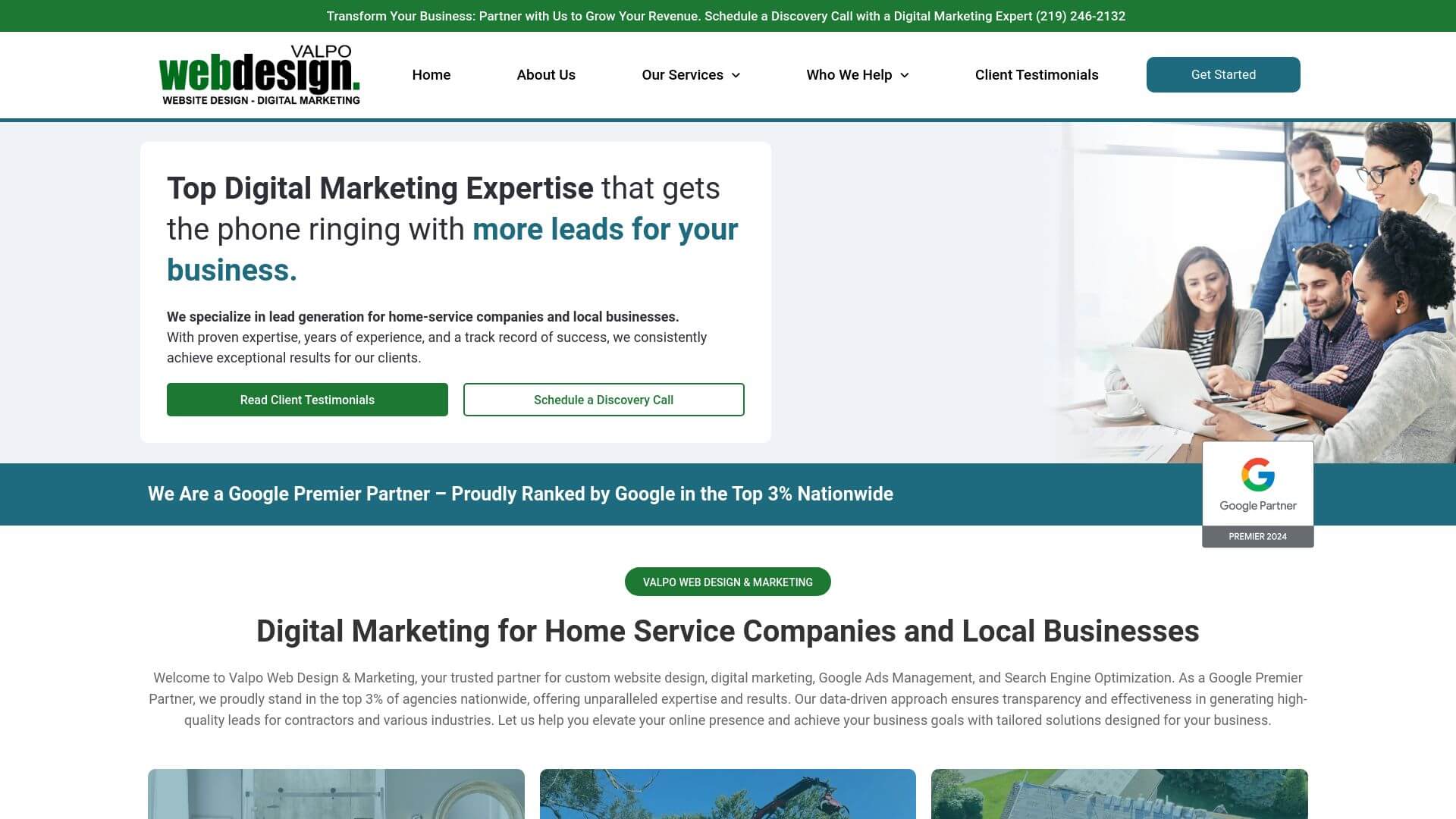 Valporaiso, Web Design, Indiana